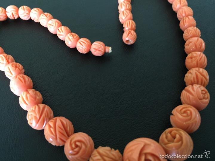 Joyeria: COLLAR DE CELULOIDE COLOR CORAL - Foto 3