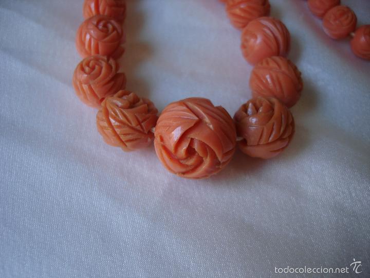 Joyeria: COLLAR DE CELULOIDE COLOR CORAL - Foto 5