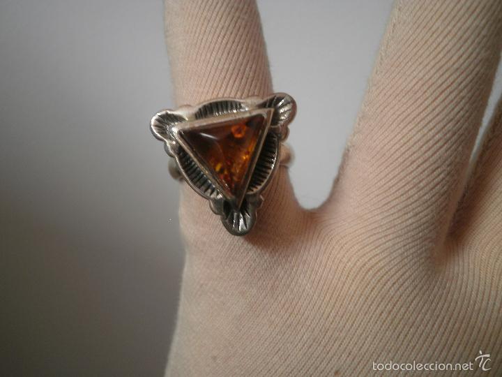 Joyeria: Anillo de &aacute;mbar. - Foto 4