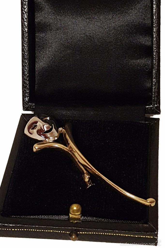 Joyeria: Broche de plata chapada en oro - Foto 2