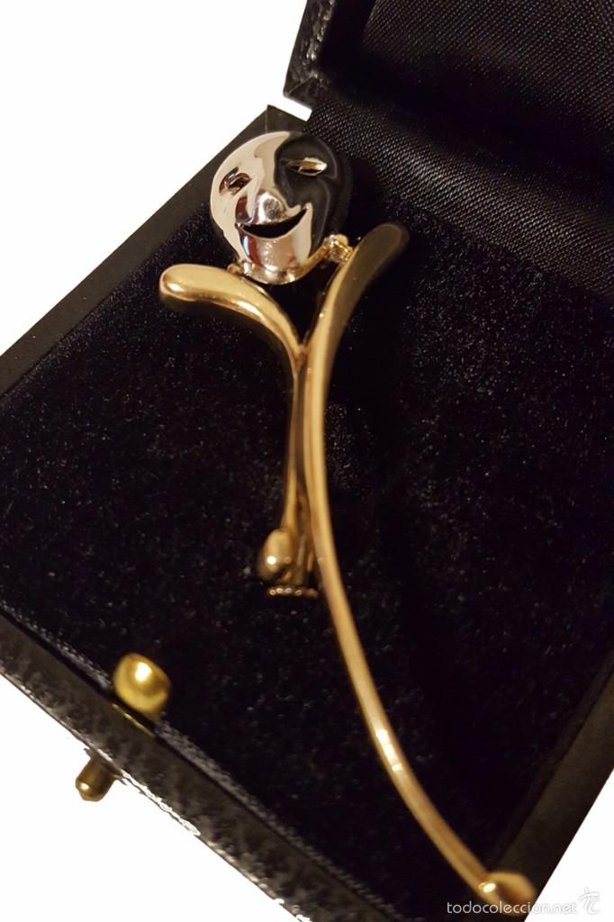 Joyeria: Broche de plata chapada en oro - Foto 3