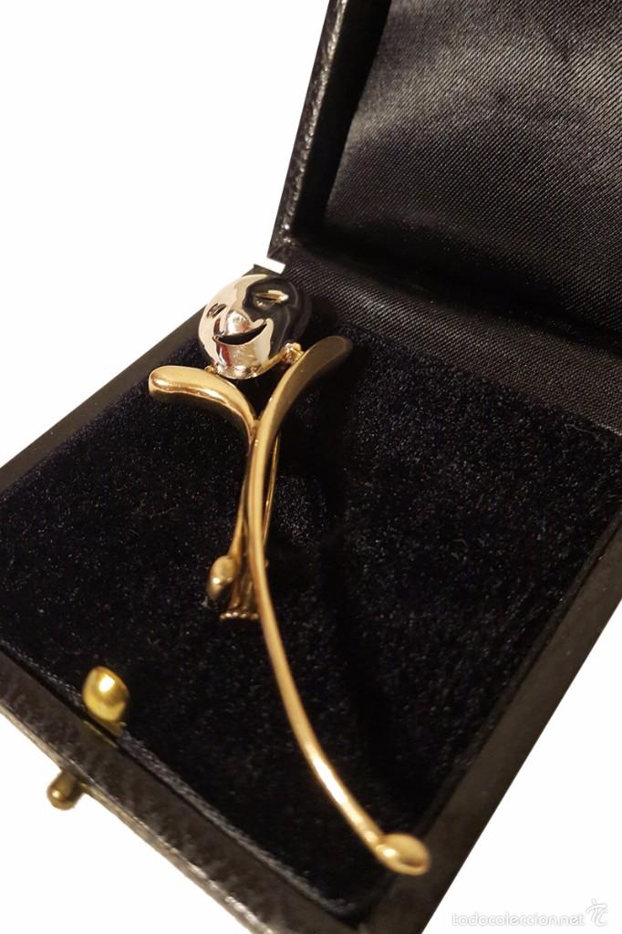 Joyeria: Broche de plata chapada en oro - Foto 4