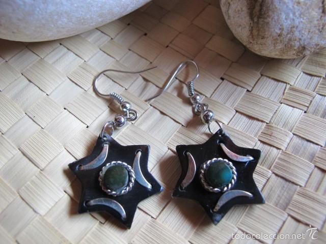 Joyeria: pendientes artesanales de madera - Foto 1