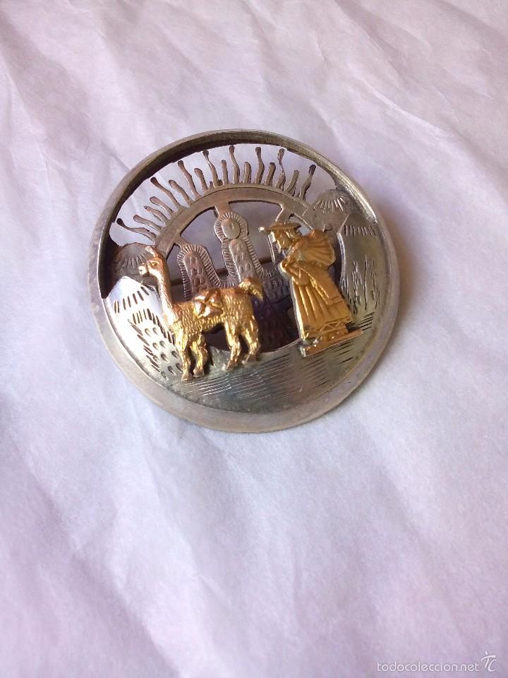 Joyeria: Broche de plata peruano - Foto 2