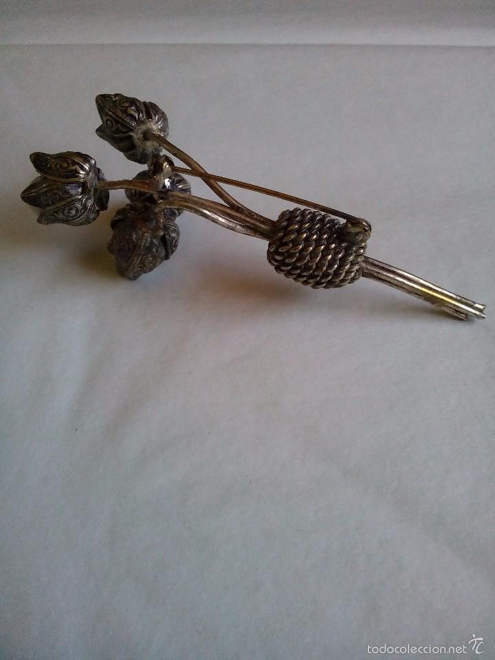 Joyeria: Broche plateado formando un ramillete - Foto 4