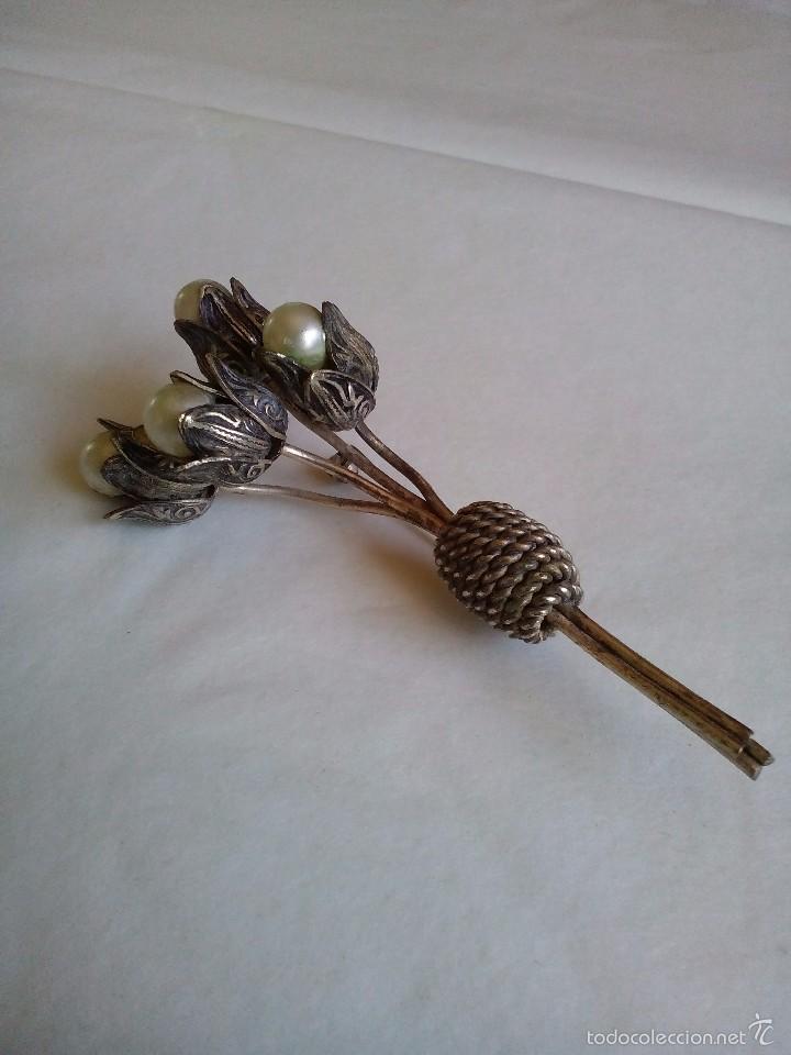 Joyeria: Broche plateado formando un ramillete - Foto 5