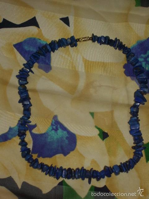 Joyeria: COLLAR LAPISLAZULI,PEDRERIA.VINTAGE. - Foto 1