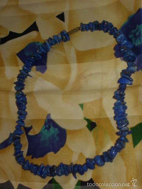 Joyeria: COLLAR LAPISLAZULI,PEDRERIA.VINTAGE. - Foto 3