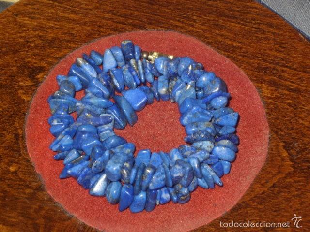 Joyeria: COLLAR LAPISLAZULI,PEDRERIA.VINTAGE. - Foto 4