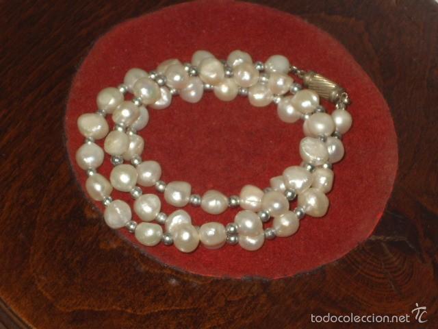 Joyeria: COLLAR DE PERLAS BARROCAS.VINTAGE - Foto 4