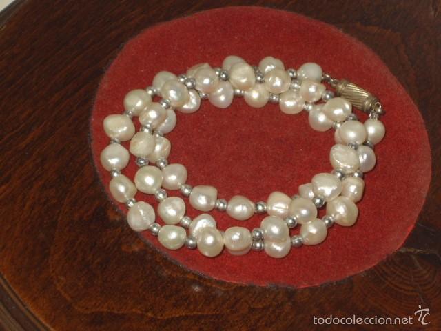 Joyeria: COLLAR DE PERLAS BARROCAS.VINTAGE - Foto 5