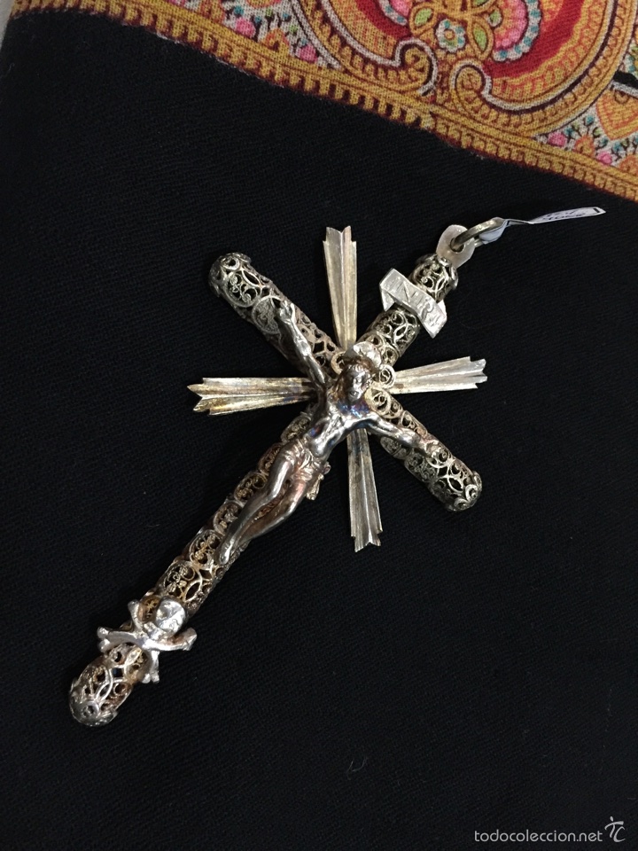 Joyeria: Cruz de filigrana de plata - Foto 4