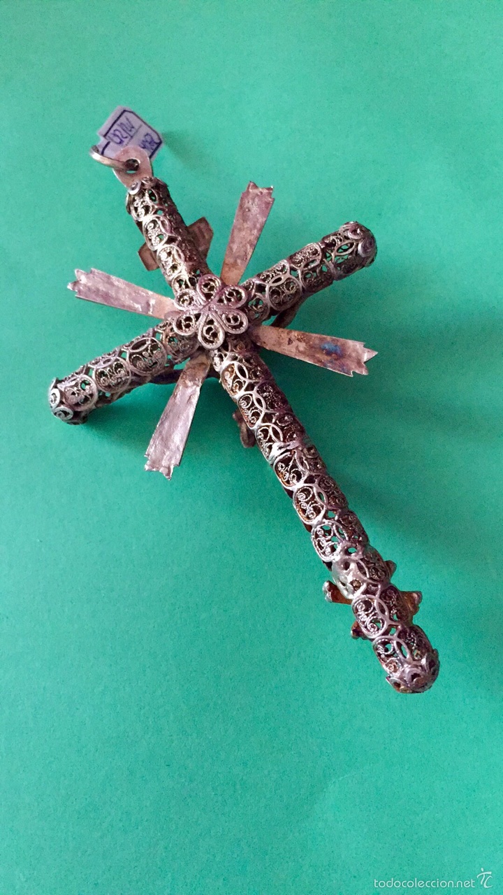 Joyeria: Cruz de filigrana de plata - Foto 6