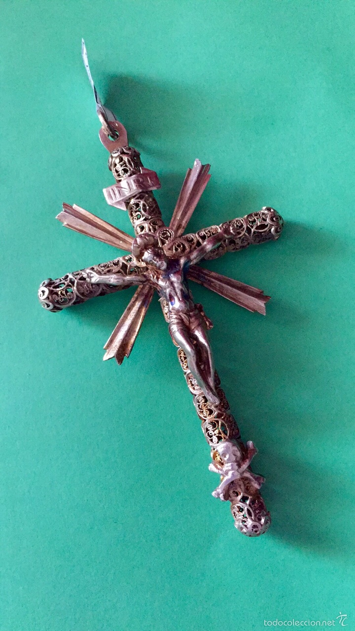 Joyeria: Cruz de filigrana de plata - Foto 7