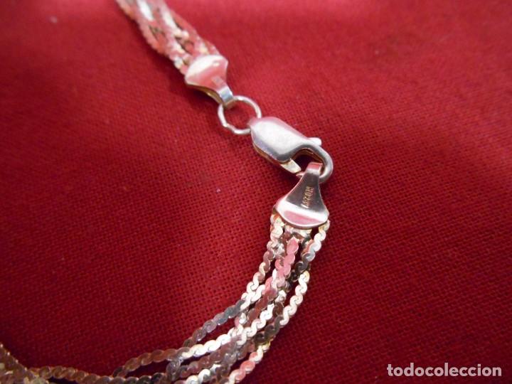 Joyeria: PRECIOSA GARGANTILLA DE PLATA PUNZONADA - Foto 3