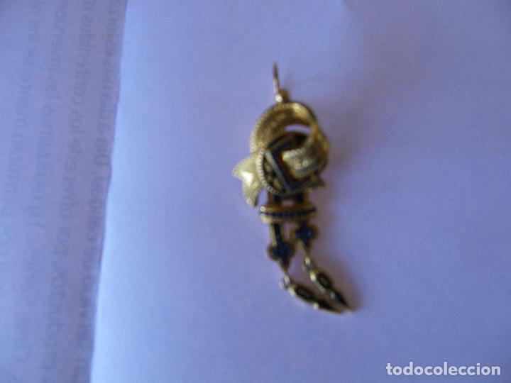Joyeria: CONJUNTO BROCHE Y PENDIENTES ORO DEL PASADO SIGLO - Foto 6