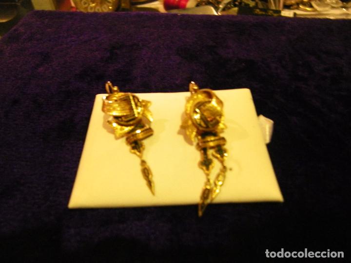Joyeria: CONJUNTO BROCHE Y PENDIENTES ORO DEL PASADO SIGLO - Foto 13