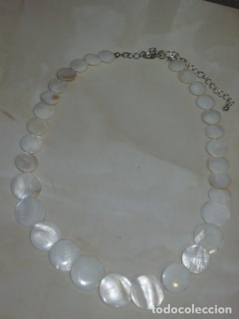 Joyeria: COLLAR PIEZAS DE NACAR,MADRE PERLA. - Foto 2