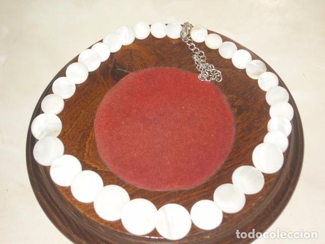 Joyeria: COLLAR PIEZAS DE NACAR,MADRE PERLA. - Foto 3
