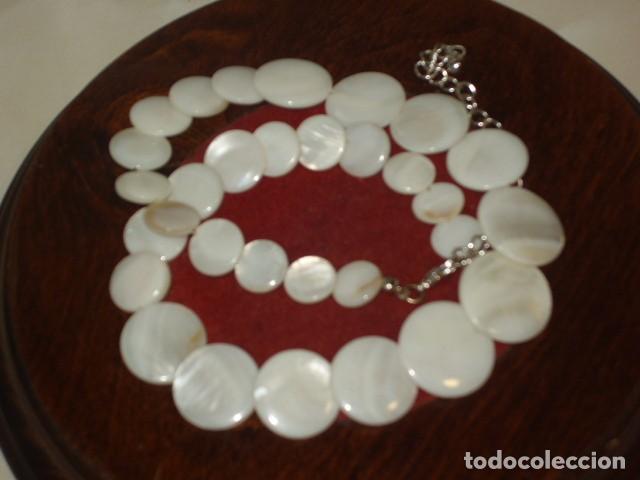 Joyeria: COLLAR PIEZAS DE NACAR,MADRE PERLA. - Foto 5