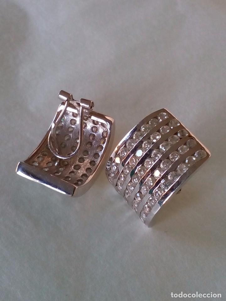 Joyeria: Pendientes oro blanco con pedrer&iacute;a - Foto 2