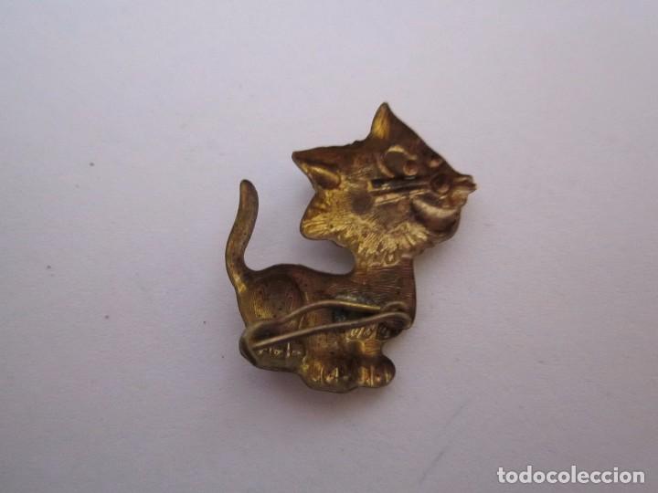 Joyeria: (2) BROCHE GATITO 2X3CM. - Foto 2