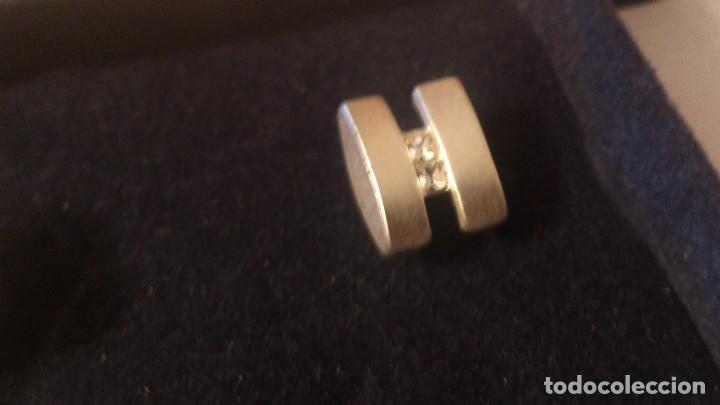 Joyeria: Preciosos pendientes de plata de ley con circonitas. - Foto 4