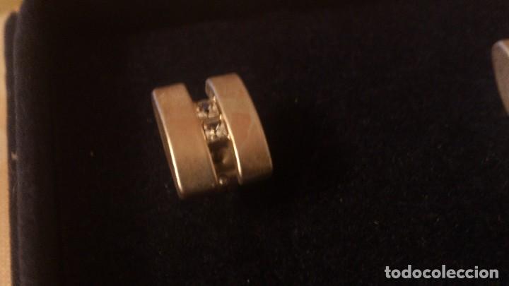 Joyeria: Preciosos pendientes de plata de ley con circonitas. - Foto 5