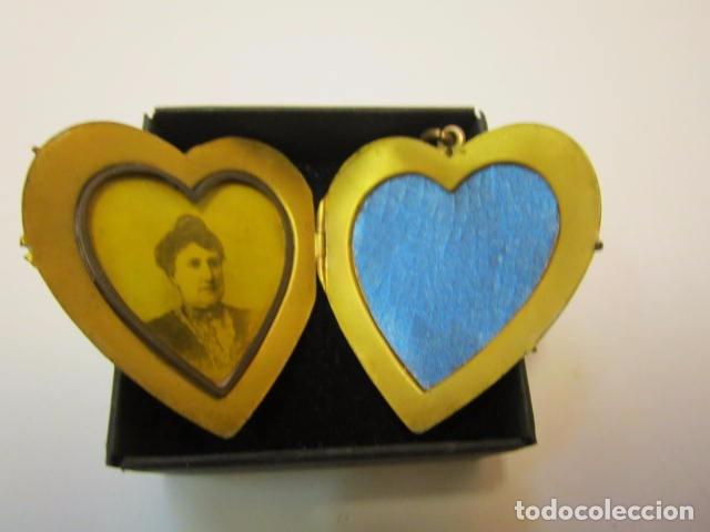 Joyeria: GUARDAPELO DORADO EN FORMA DE CORAZON - Foto 3