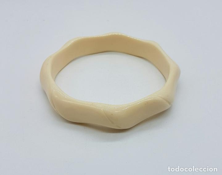Joyeria: Brazalete antiguo en s&iacute;mil de marfil . - Foto 2