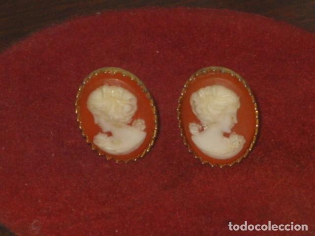 Joyeria: PENDIENTES CAMAFEOS.VINTAGE. - Foto 3