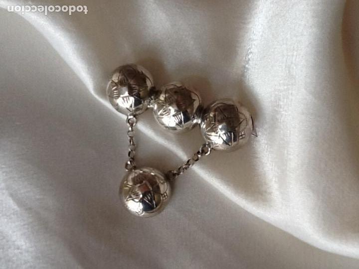 Joyeria: ANTIGUO BROCHE DE PLATA CINCELADA NORUEGA - Foto 4