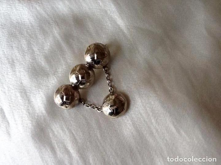 Joyeria: ANTIGUO BROCHE DE PLATA CINCELADA NORUEGA - Foto 5