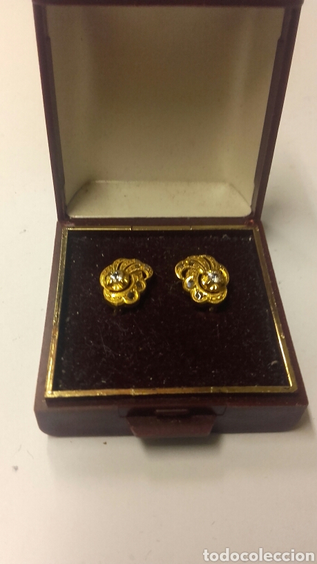 Joyeria: Pendientes peque&ntilde;os chapados en ORO - Foto 2