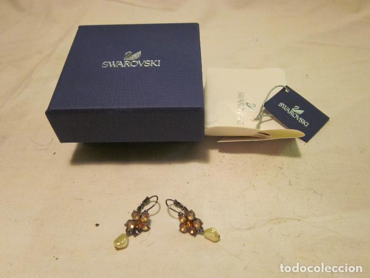 Joyeria: Pendientes de swarovsy, en su caja y certificado. - Foto 1