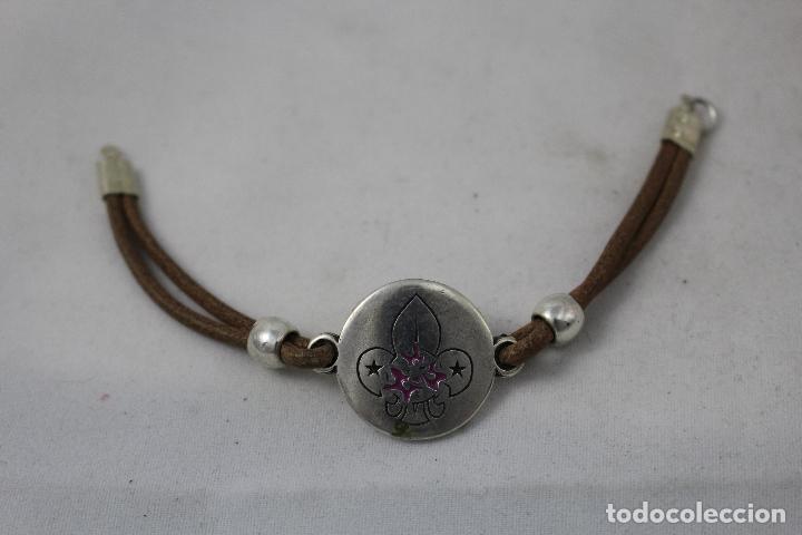 Joyeria: pulsera en plata de ley y piel - Foto 3