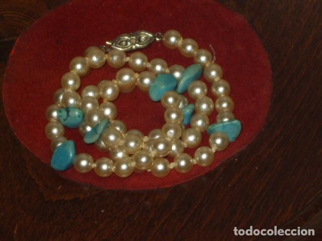Joyeria: COLLAR DE PERLAS Y TURQUESA.A&Ntilde;OS 70. - Foto 6