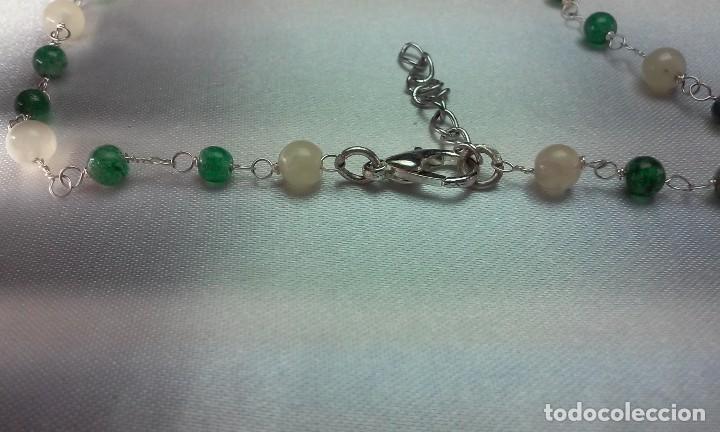 Joyeria: COLLAR PLATA CON CUENTAS DE AGATA Y JADE - Foto 3
