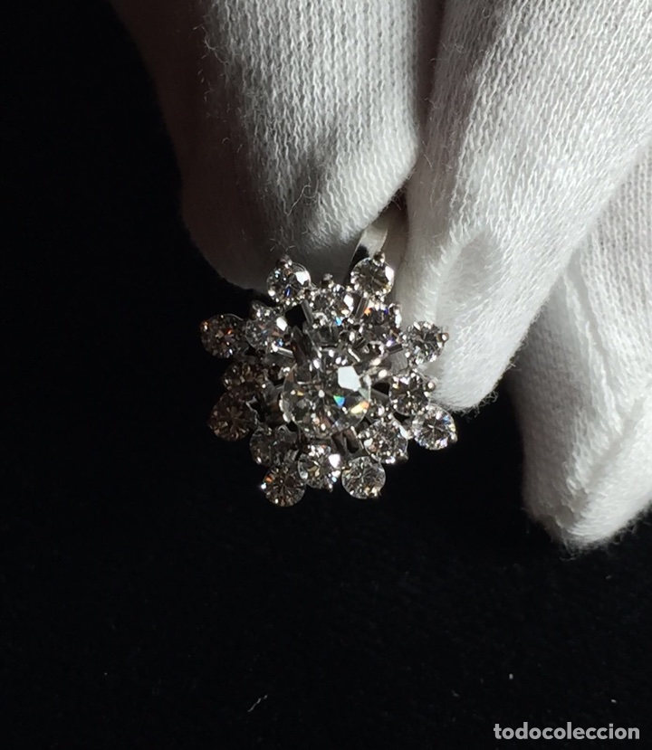 Joyeria: Anillo de platino cuajado de diamantes - Foto 3