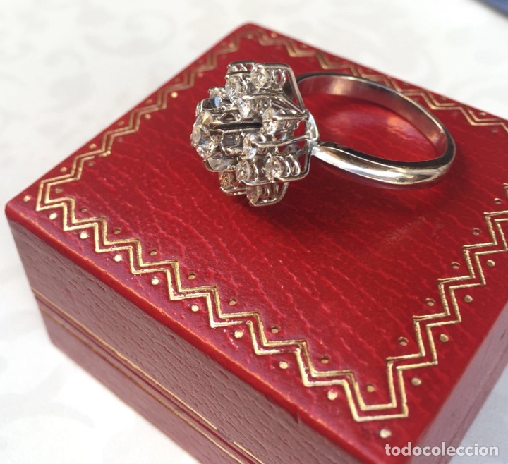 Joyeria: Anillo de platino cuajado de diamantes - Foto 5