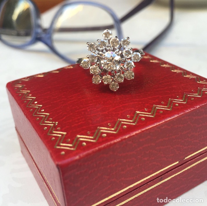 Joyeria: Anillo de platino cuajado de diamantes - Foto 6