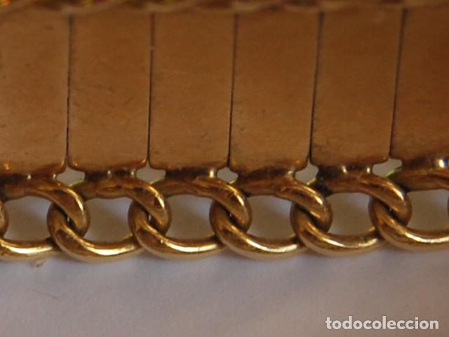Joyeria: Pulsera de oro de 18 Kt con dise&ntilde;o floral - Foto 5