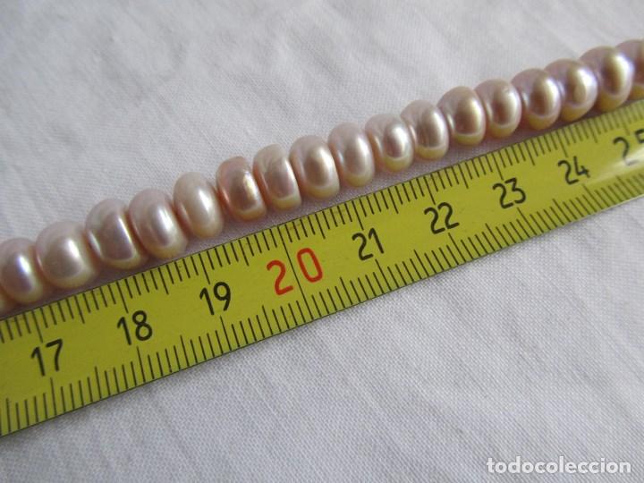 Joyeria: Collar de perlas de agua dulce Broche plata 925 - Foto 2