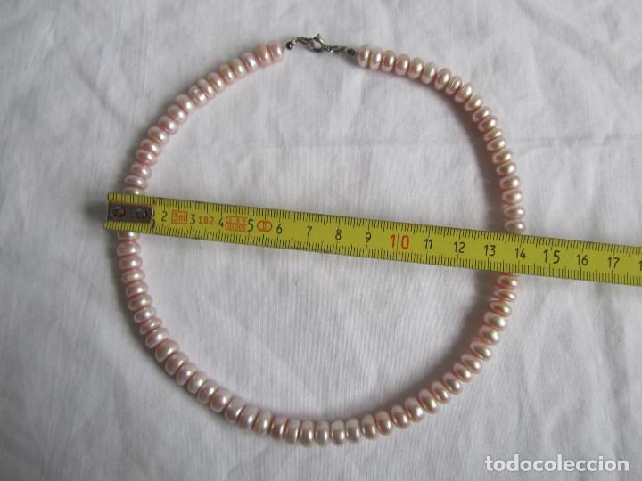 Joyeria: Collar de perlas de agua dulce Broche plata 925 - Foto 7