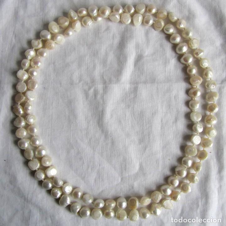 Joyeria: Collar largo de perlas de agua dulce - Foto 1