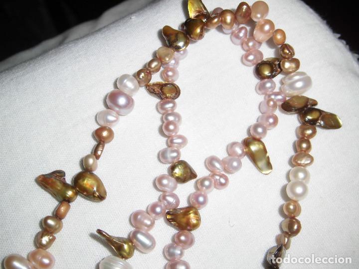 Joyeria: BONITO COLLAR DE PERLAS CON PIEDRA EN EL CENTRO - Foto 12