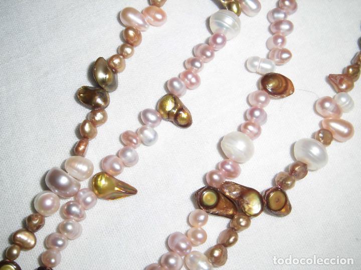 Joyeria: BONITO COLLAR DE PERLAS CON PIEDRA EN EL CENTRO - Foto 13