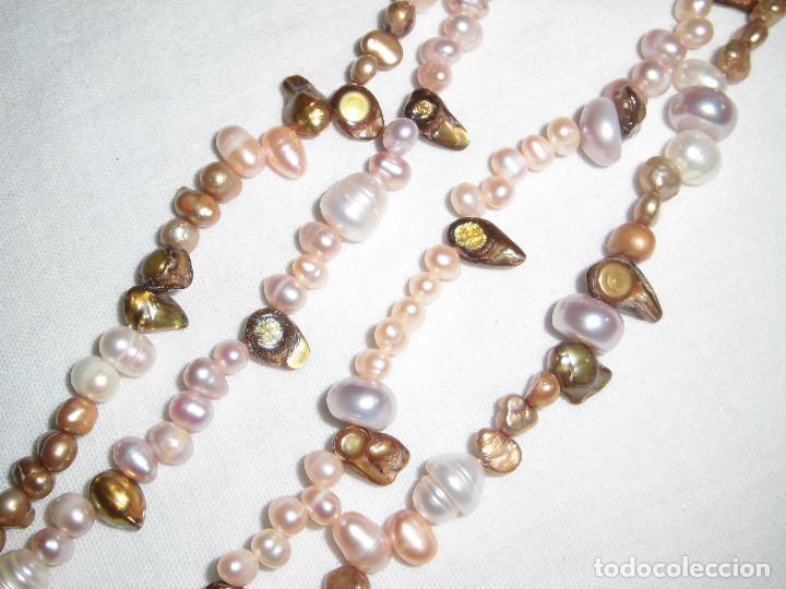 Joyeria: BONITO COLLAR DE PERLAS CON PIEDRA EN EL CENTRO - Foto 14
