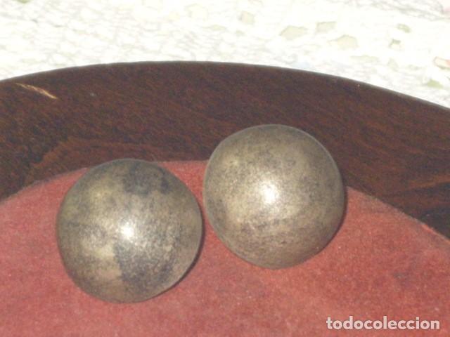 Joyeria: PENDIENTES DE BOLA DE PLATA 925.A&Ntilde;OS 60. - Foto 9