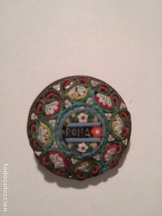 Joyeria: Broche micromosaico recuerdo de Roma - Foto 1
